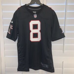 Atlanta Falcons #8 Kyle Pitts Black  On-Field Football‎ Jersey Men's Size Medium